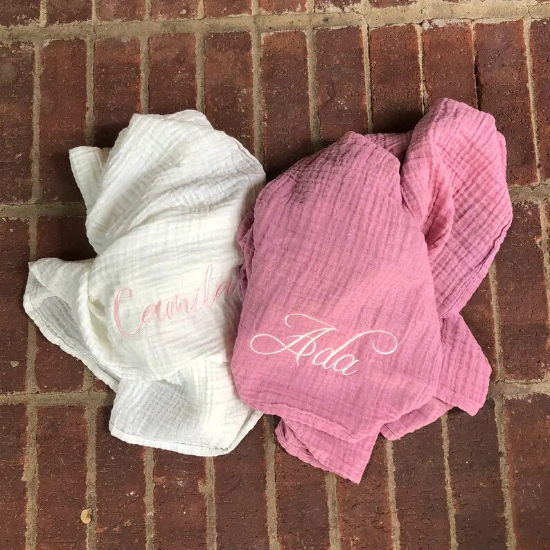Customizable Luxe Muslin Swaddle